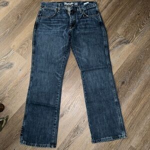 Wranglers retro slim boot  Men's Blue Jeans